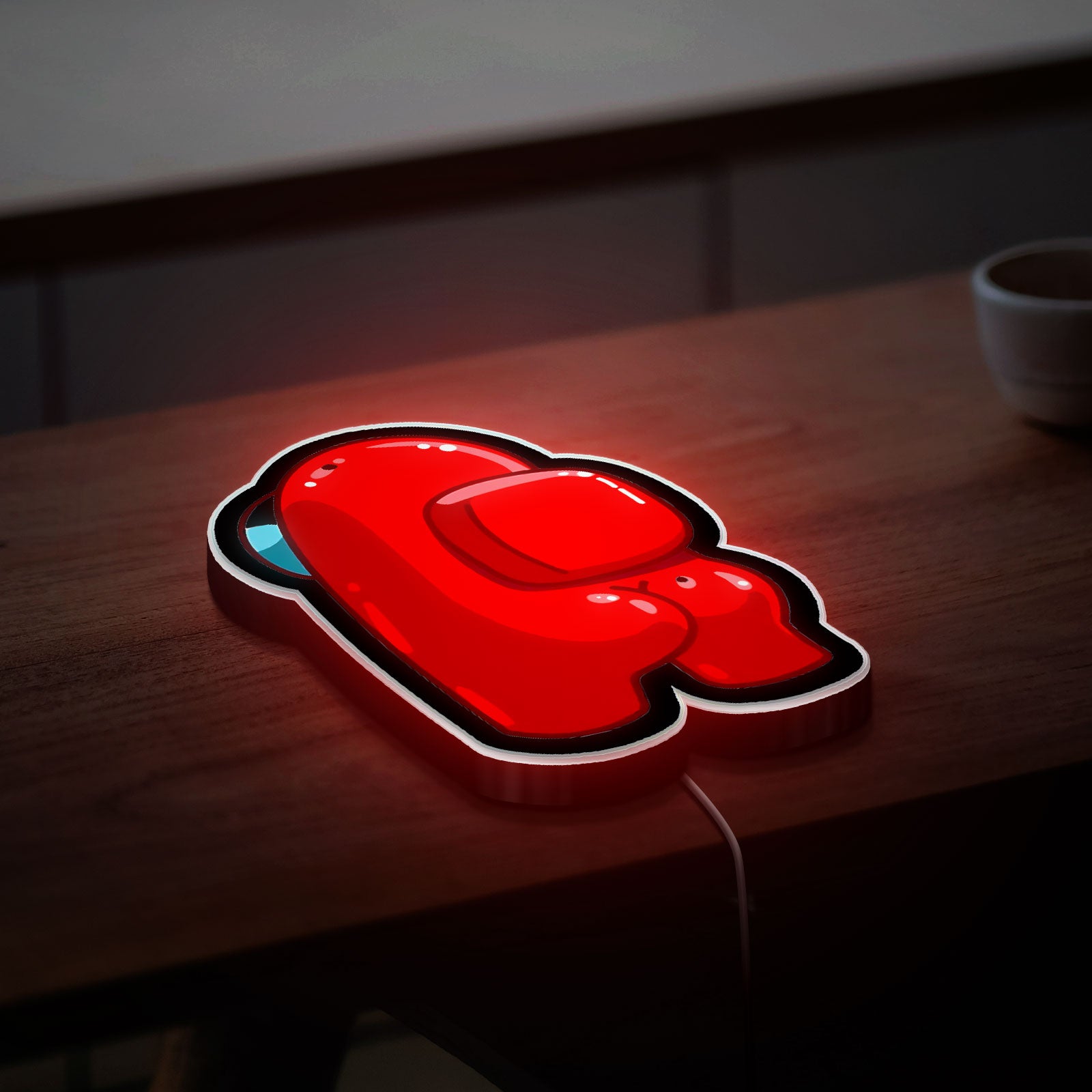 Among Us 3D Light Box - Funny Character LED Night Light, Game Inspired Decor for Gamers Room, Cool Gift for Among Us Fans
