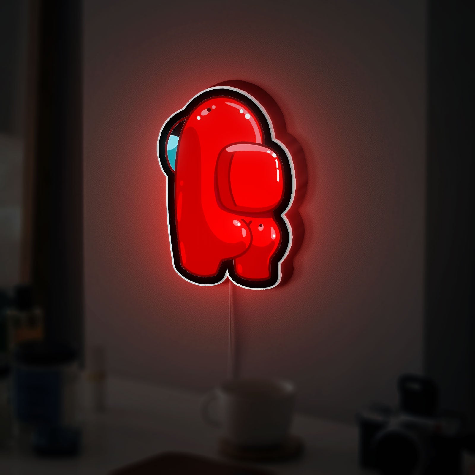 Among Us 3D Light Box - Funny Character LED Night Light, Game Inspired Decor for Gamers Room, Cool Gift for Among Us Fans
