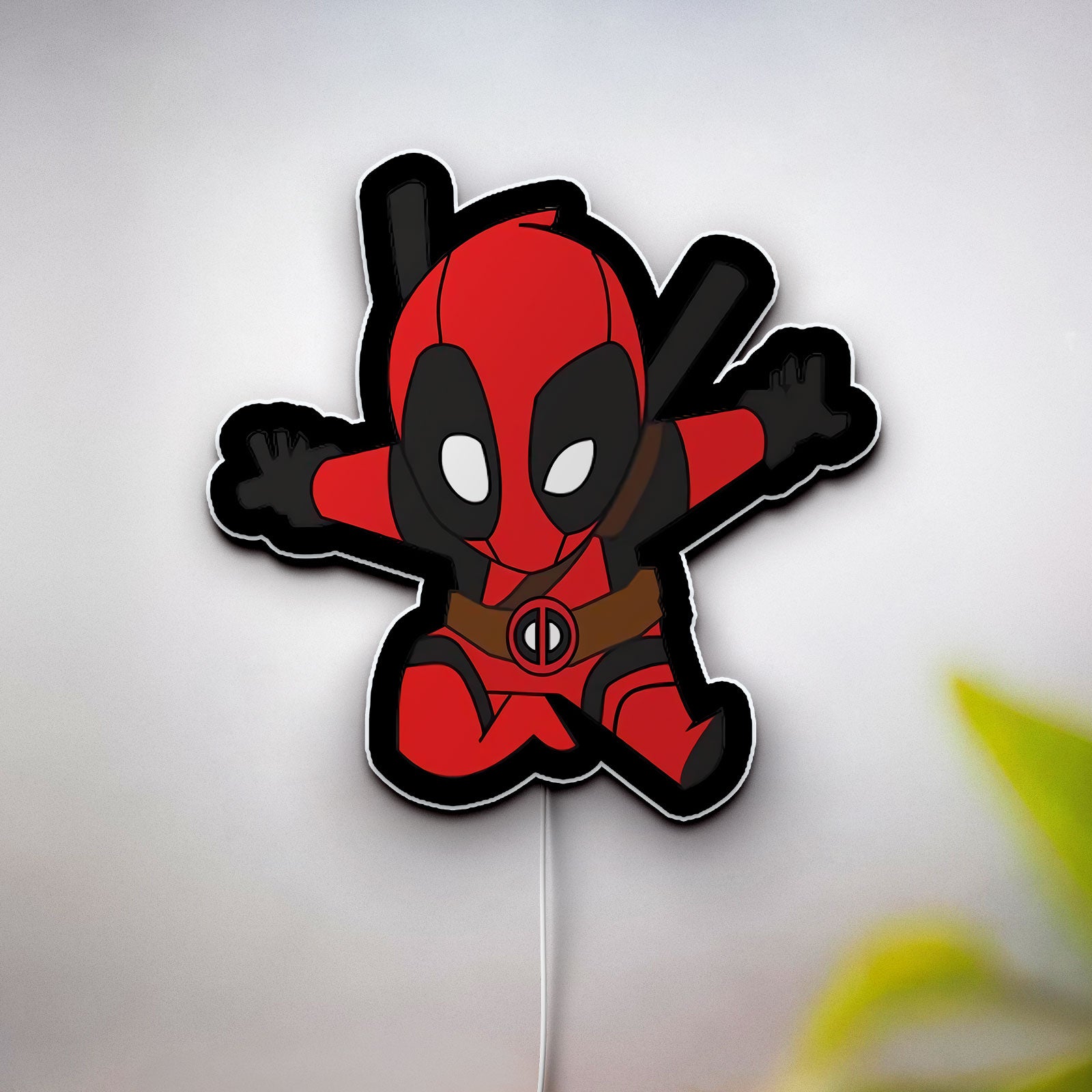 Deadpool Marvel 3D Light Box - Cool Superhero LED Night Light, Comic Book Wall Decor for Fans, Unique Gift for Movie Lovers 