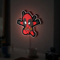 Deadpool Marvel 3D Light Box - Cool Superhero LED Night Light, Comic Book Wall Decor for Fans, Unique Gift for Movie Lovers 