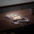 Demon Slayer Chibi 3D Light Box - Anime Character LED Night Light, Cute Inosuke Decor for Fans, Japanese Anime Room Art 