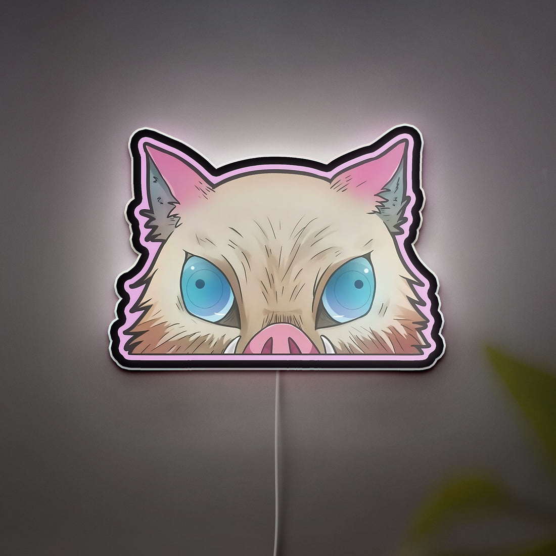 Demon Slayer 3D Light Box - Tanjiro Kamado Anime LED Night Light, Japanese Manga Decor for Kimetsu no Yaiba Fans
