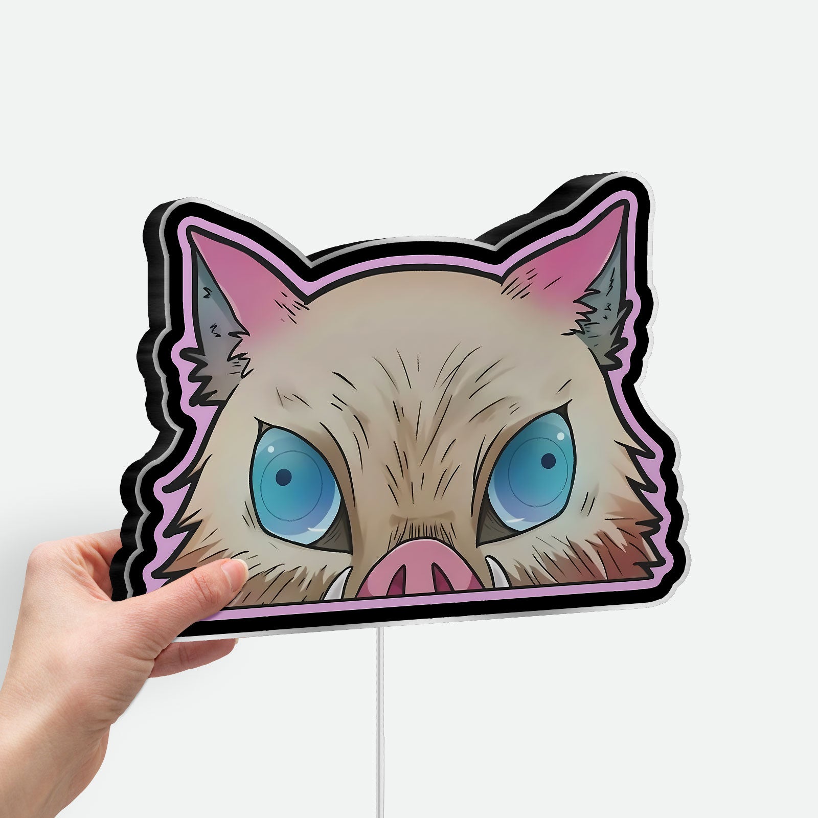 Demon Slayer 3D Light Box - Tanjiro Kamado Anime LED Night Light, Japanese Manga Decor for Kimetsu no Yaiba Fans
