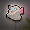 Neo Traditional Anime 3D Light Box - Demon Slayer Inspired LED Night Light, Japanese Art Decor for Anime Fans & Tattoo Lovers 