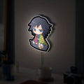 Chibi Tomioka Giyu 3D Light Box - Demon Slayer Anime LED Night Light, Kimetsu no Yaiba Decor for Anime Fans 