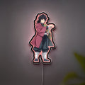 Demon Slayer Giyu Tomioka 3D Light Box - Water Hashira LED Night Light, Anime Character Decor for Kimetsu no Yaiba Fans
