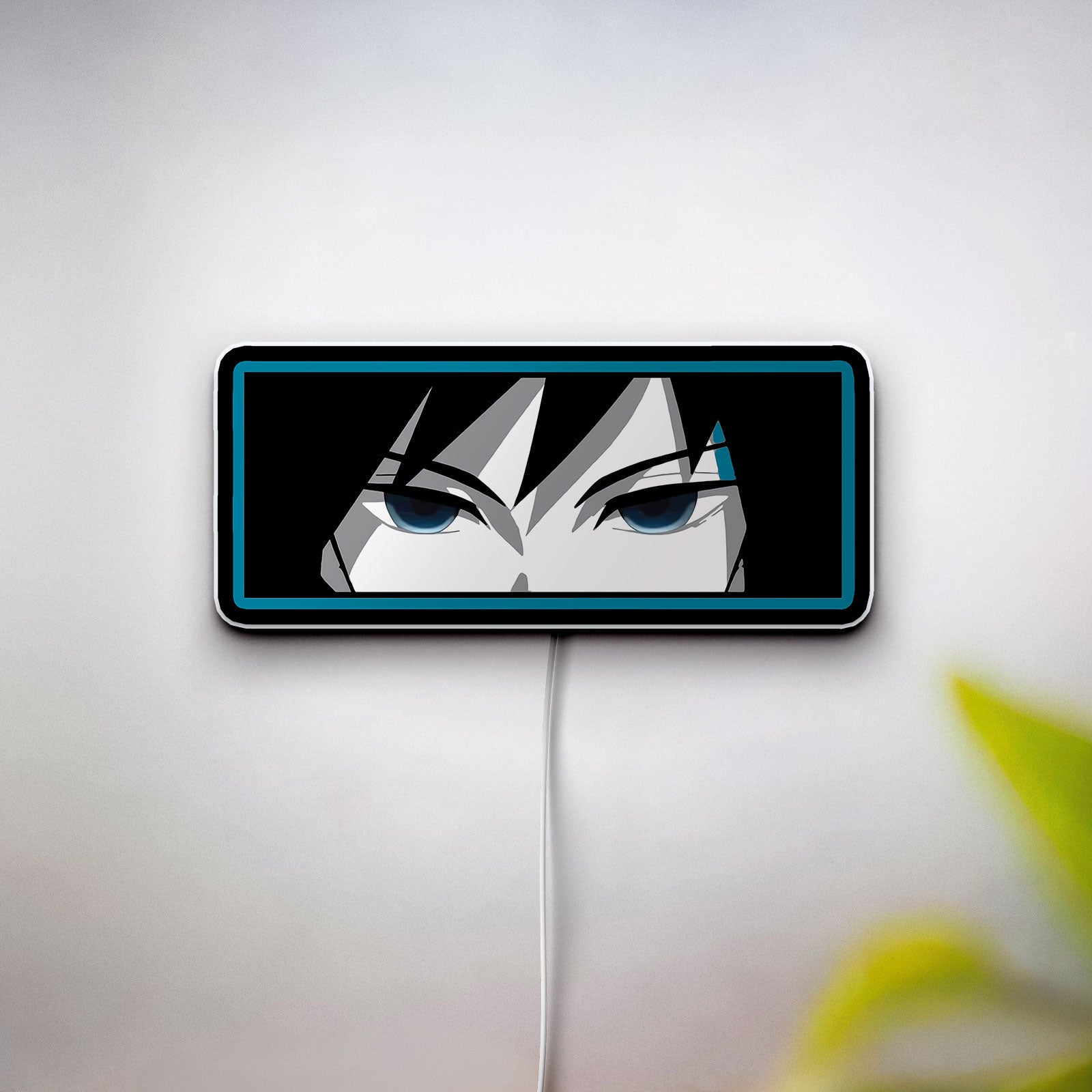 Demon Slayer Glow Art - Water Hashira 3D LED Night Light, Anime Character Decor for Fans