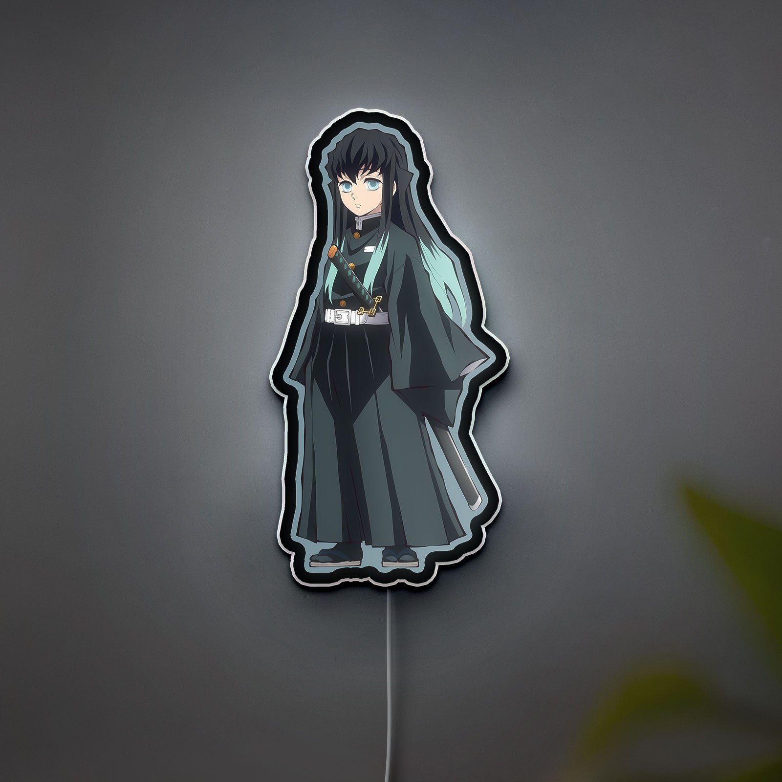 Demon Slayer Kimetsu no Yaiba 3D Light Box - Anime Character LED Night Light, Japanese Anime Decor for Otaku Fans 