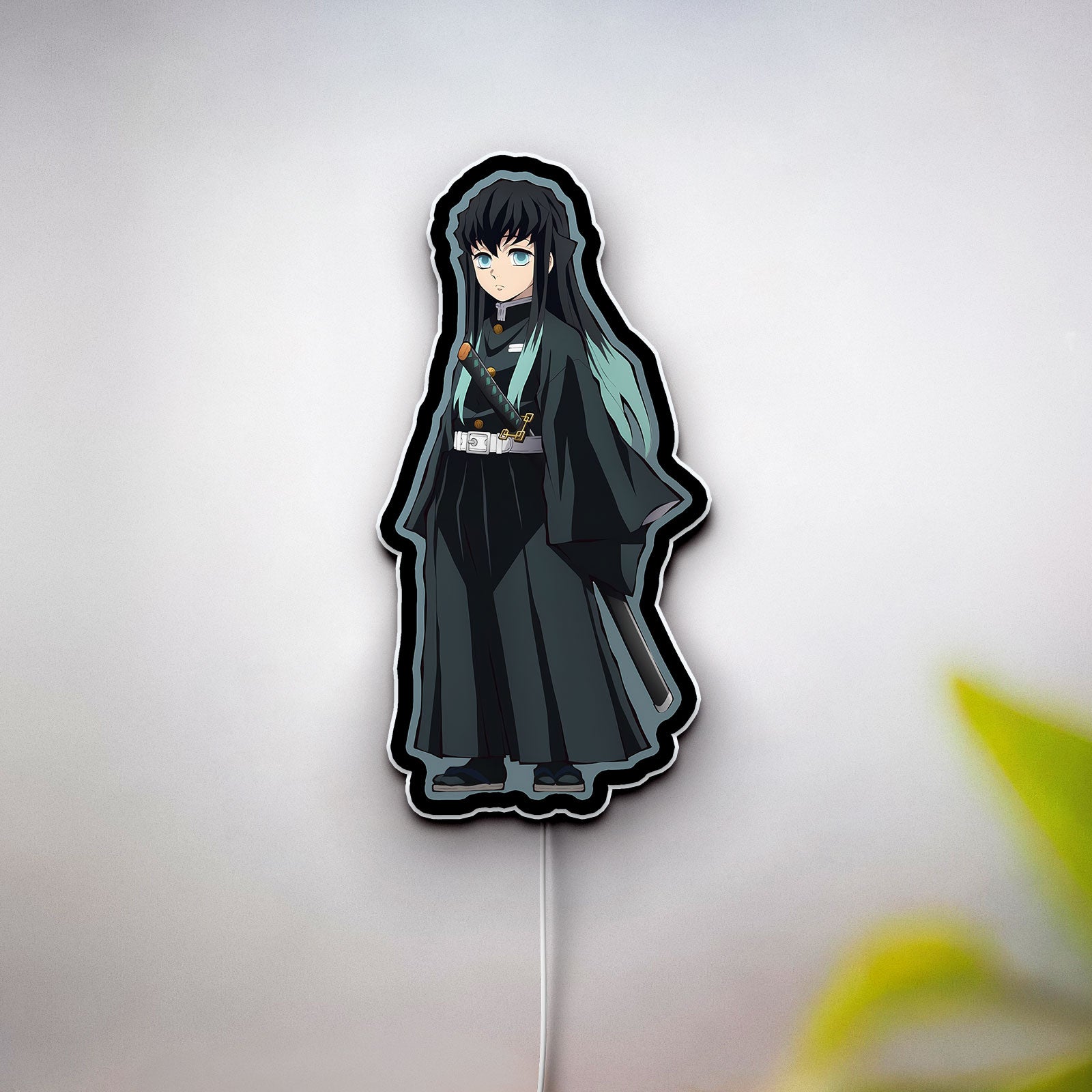 Demon Slayer Kimetsu no Yaiba 3D Light Box - Anime Character LED Night Light, Japanese Anime Decor for Otaku Fans 