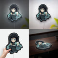 Muichiro Chibi 3D Light Box - Anime Demon Slayer LED Night Light, Cute Character Decor for Fans & Kawaii Room Aesthetics 