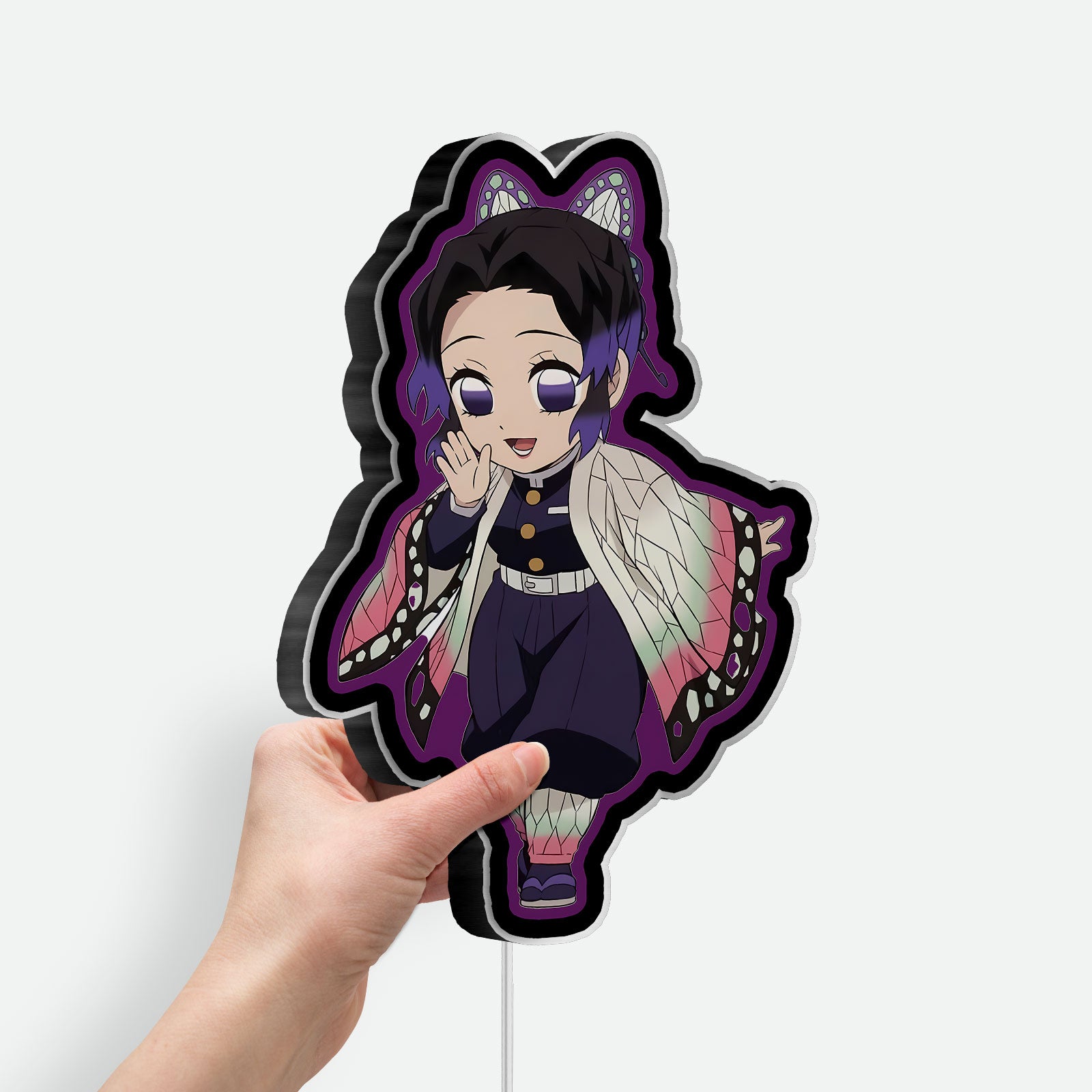 Demon Slayer 3D Light Box - Anime Character Night Light, Kimetsu no Yaiba LED Decor for KNY Fans 