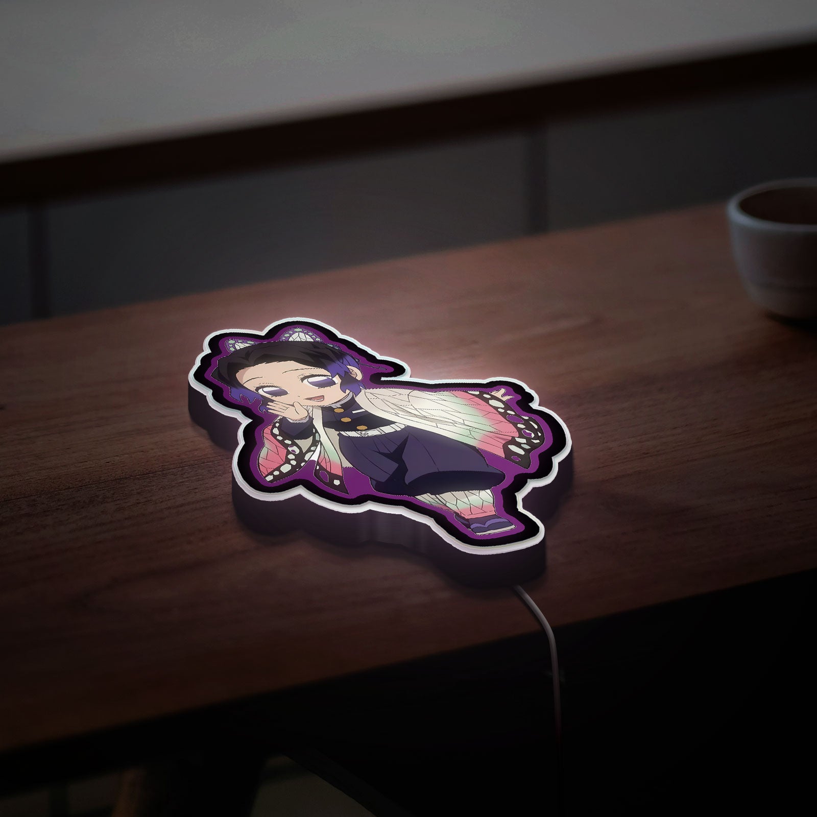 Demon Slayer 3D Light Box - Anime Character Night Light, Kimetsu no Yaiba LED Decor for KNY Fans 