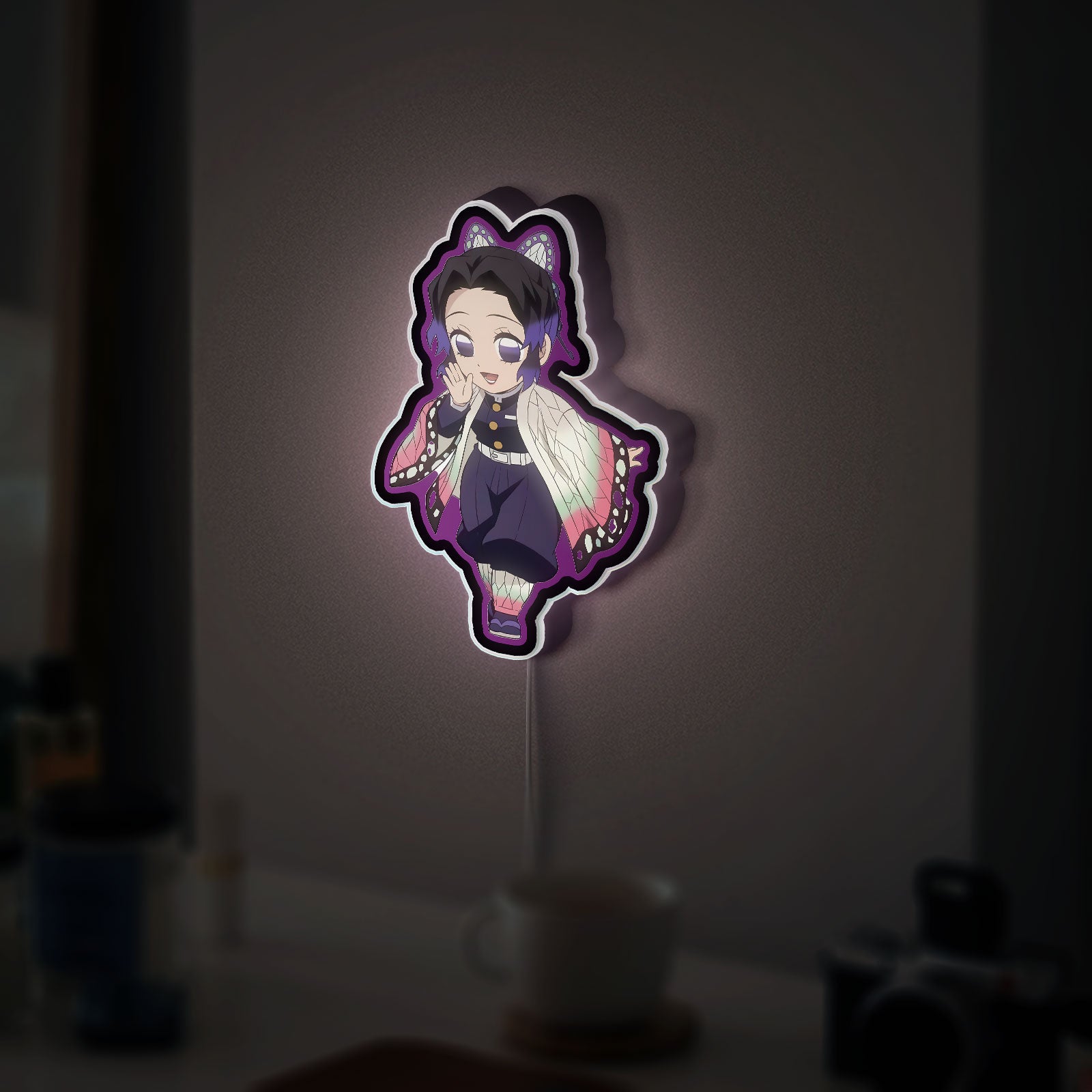 Demon Slayer 3D Light Box - Anime Character Night Light, Kimetsu no Yaiba LED Decor for KNY Fans 