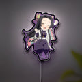 Chibi Demon Slayer 3D Light Box - Anime Character Night Light, KNY Inspired LED Decor for Otaku Fans
