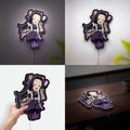 Chibi Demon Slayer 3D Light Box - Anime Character Night Light, KNY Inspired LED Decor for Otaku Fans
