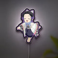 Shinobu Kocho 3D Light Box - Demon Slayer Anime LED Night Light, Cute Kawaii Decor for Anime Fans & Otaku Bedroom 