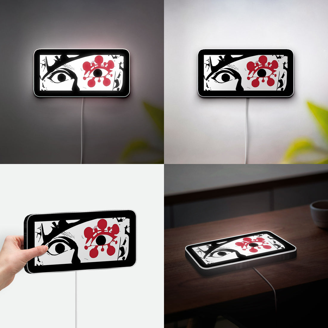 Demon Slayer 3D Light Box - Anime Character LED Night Light, Zenitsu & Tengen Uzui Art Decor for Otaku Fans
