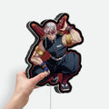 Tengen Uzui 3D Light Box - Demon Slayer Hashira LED Night Light, Anime Character Decor for Fans, KNY Inspired Japanese Art Display
