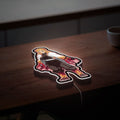 Demon Slayer 3D Light Box - Rengoku Flame Pillar LED Night Light, Anime Character Decor for Kimetsu No Yaiba Fans 