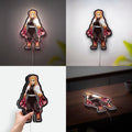 Demon Slayer 3D Light Box - Rengoku Flame Pillar LED Night Light, Anime Character Decor for Kimetsu No Yaiba Fans 