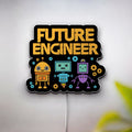 Robot Selfie 3D Light Box - Tech-Themed LED Night Light, Modern Home Decor for Gadget Lovers & Unique Gift Idea
