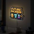 Robot Selfie 3D Light Box - Tech-Themed LED Night Light, Modern Home Decor for Gadget Lovers & Unique Gift Idea
