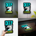 Productivity Cartoon 3D Light Box - Funny Office Decor LED Night Light, Work Motivation Gift for Professionals & Tech Enthusiasts 