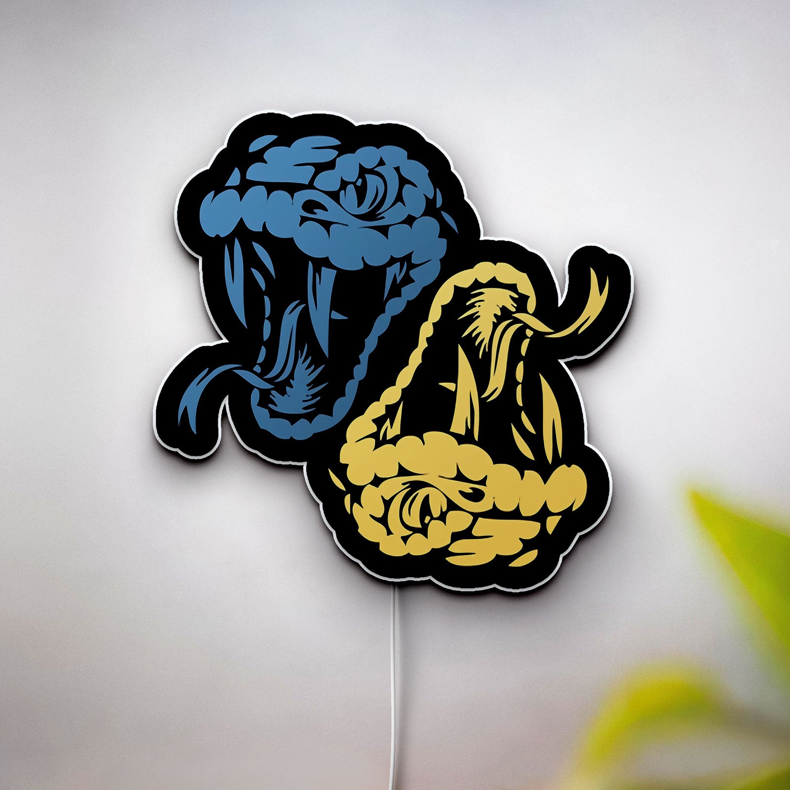 Python Programming 3D Light Box - Wild Nature Inspired LED Night Light, Unique Coding & Tech Themed Decor for Computer Nerds & Gamers
