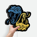 Python Programming 3D Light Box - Wild Nature Inspired LED Night Light, Unique Coding & Tech Themed Decor for Computer Nerds & Gamers
