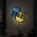 Python Programming 3D Light Box - Wild Nature Inspired LED Night Light, Unique Coding & Tech Themed Decor for Computer Nerds & Gamers
