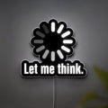 Let Me Think 3D Light Box - Creative LED Night Light, Inspirational Home Office Decor, Unique Gift for Thinkers & Professionals

