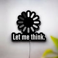 Let Me Think 3D Light Box - Creative LED Night Light, Inspirational Home Office Decor, Unique Gift for Thinkers & Professionals
