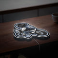 Pug Life 3D Light Box - Funny Dog Lover LED Night Light, Motorcycle Riding Decor for Pet & Bike Enthusiasts

