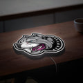 Gangster Dog Cartoon 3D Light Box - Cool Pitbull LED Night Light, Unique Home Decor for Dog Enthusiasts
