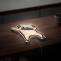 Dabbing Pug 3D Light Box - Funny Dog LED Night Light, Cute Animal Decor for Pet Lovers & Trendy Room Accessory 