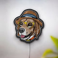 Beagle Detective 3D Light Box - Funny Dog with Glasses LED Night Light, Cute Animal Decor for Kids Room & Dog Lovers 
