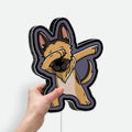 Funny German Shepherd 3D Light Box - Playful Dog LED Night Light, Cute Pet Decor for Dog Lovers & Unique Gift for Shepherd Owners 