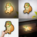 Cheems Dog 3D Light Box - Funny Meme LED Night Light, Cute Internet Culture Decor for Bedroom or Office
