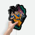 Goku 3D Light Box - Dragon Ball Z Anime LED Night Light, Cool Manga Art Decor for Anime Fans & Gamers 