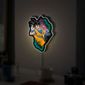 Goku 3D Light Box - Dragon Ball Z Anime LED Night Light, Cool Manga Art Decor for Anime Fans & Gamers 