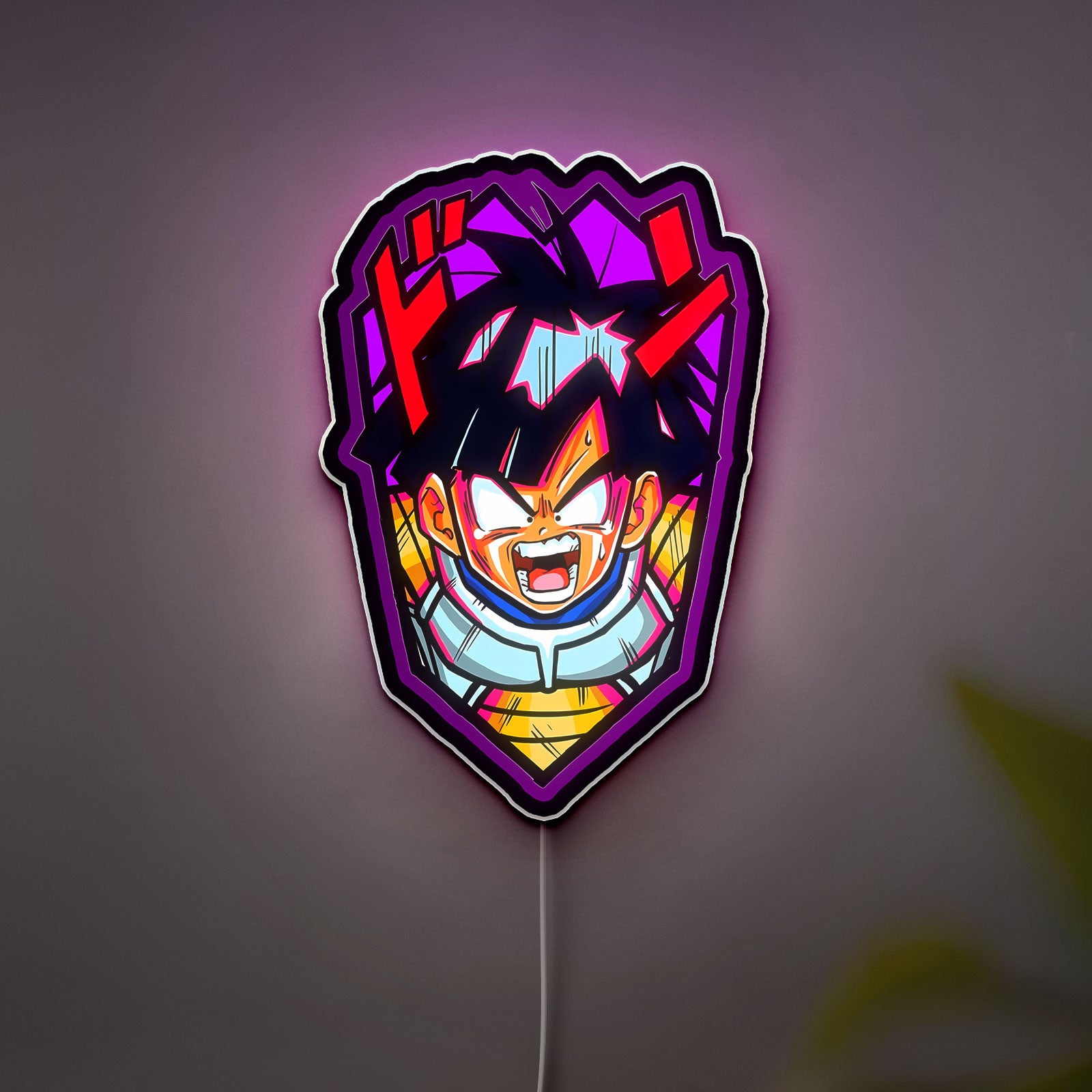 Kid Gohan Dragon Ball Z 3D Light Box - Anime LED Night Light, Dragon Ball GT Decor for Manga Fans, Cool Gift for Anime Lovers 