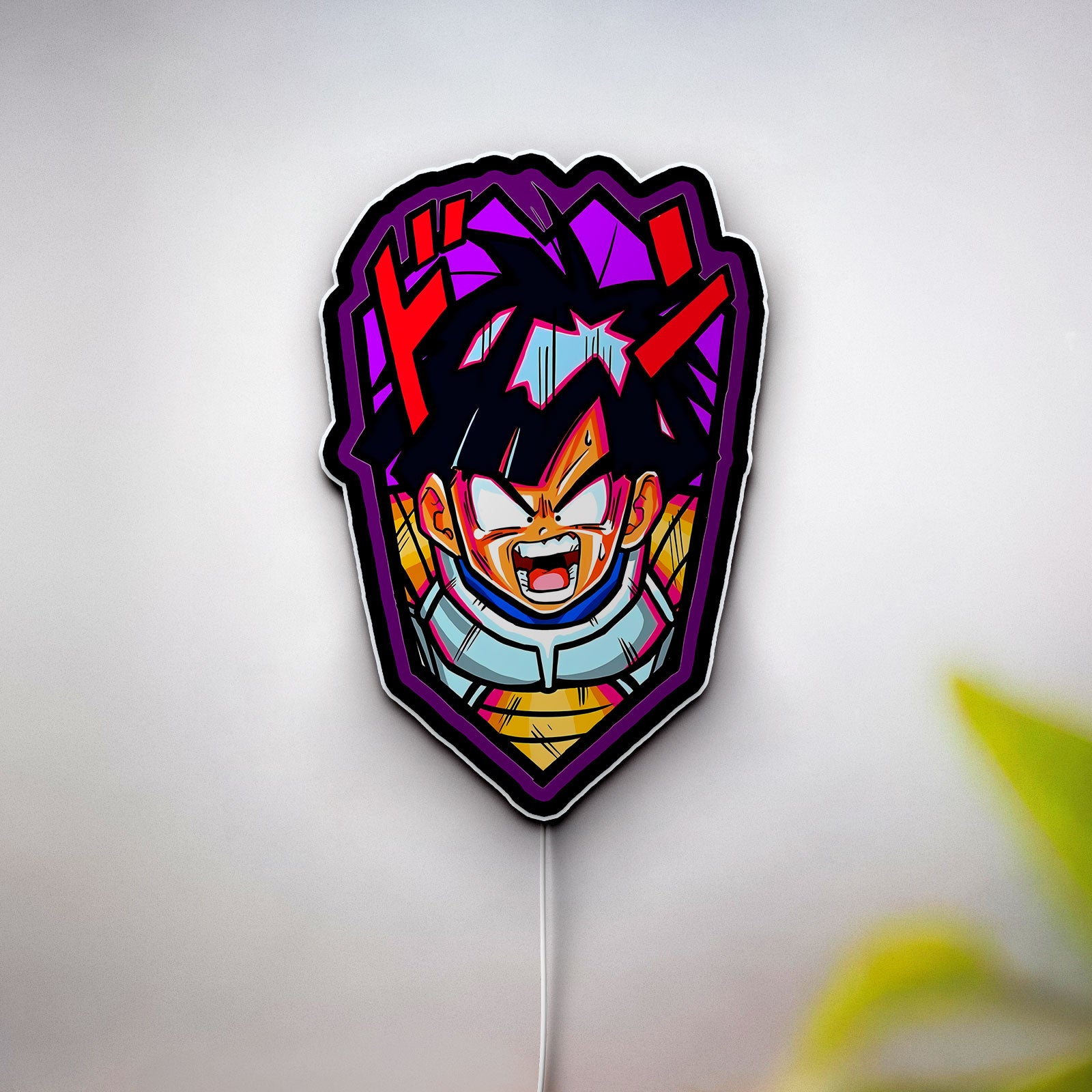 Kid Gohan Dragon Ball Z 3D Light Box - Anime LED Night Light, Dragon Ball GT Decor for Manga Fans, Cool Gift for Anime Lovers 