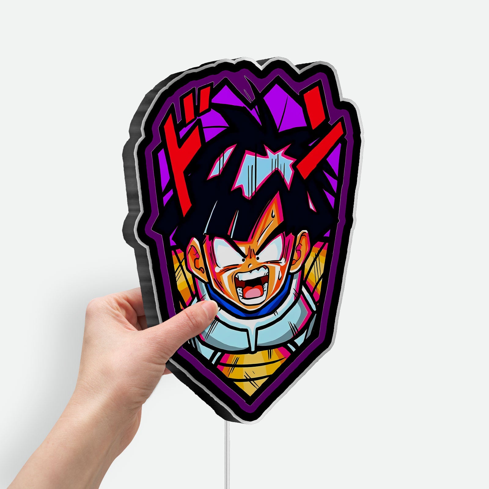 Kid Gohan Dragon Ball Z 3D Light Box - Anime LED Night Light, Dragon Ball GT Decor for Manga Fans, Cool Gift for Anime Lovers 