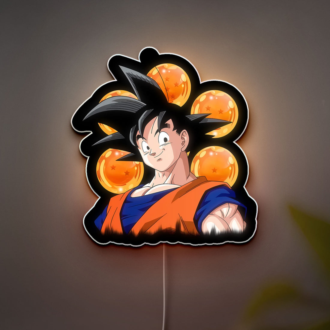 Goku 3D Light Box - Dragon Ball Z LED Night Light, Anime Character Glow Decor for Fans & Collectors 