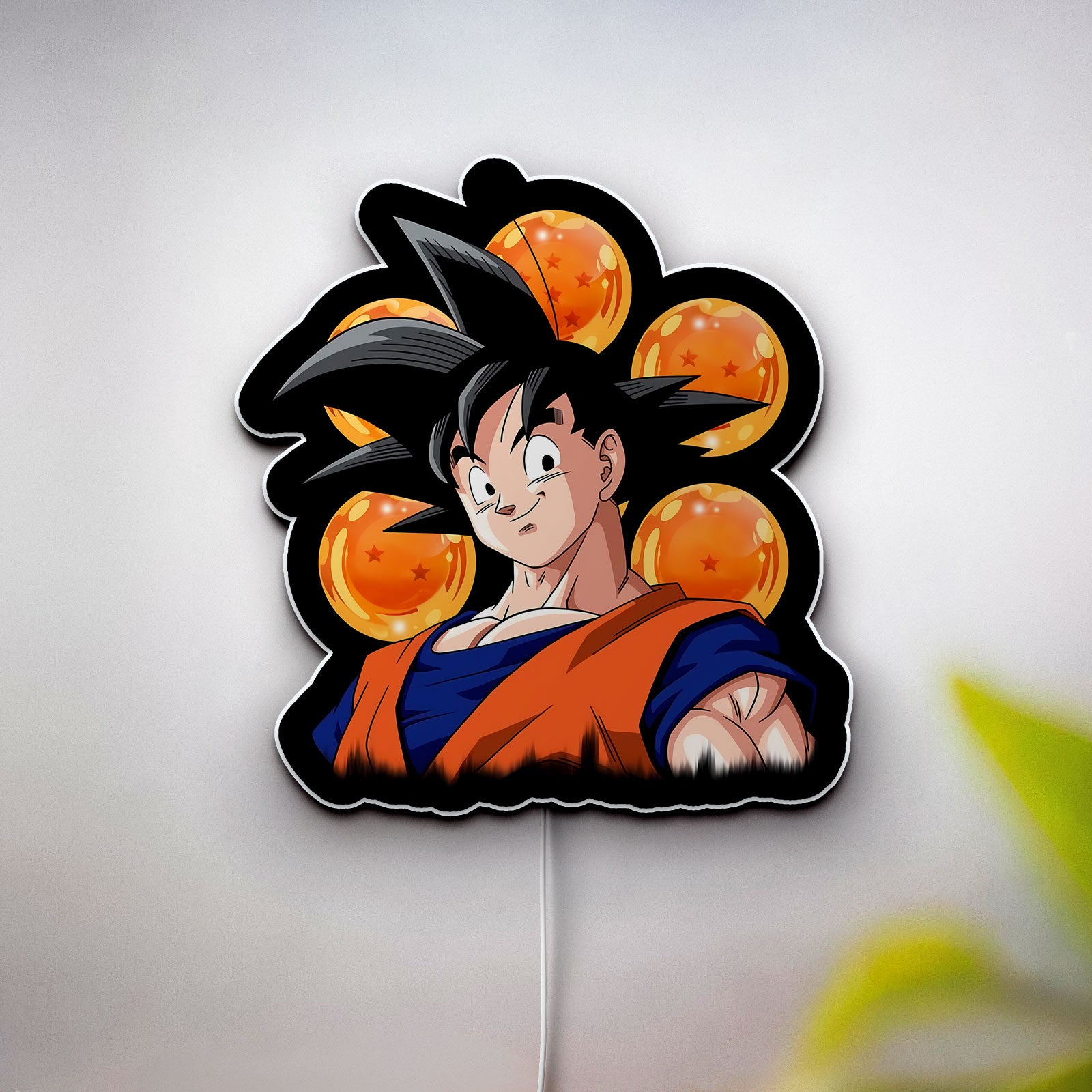Goku 3D Light Box - Dragon Ball Z LED Night Light, Anime Character Glow Decor for Fans & Collectors 