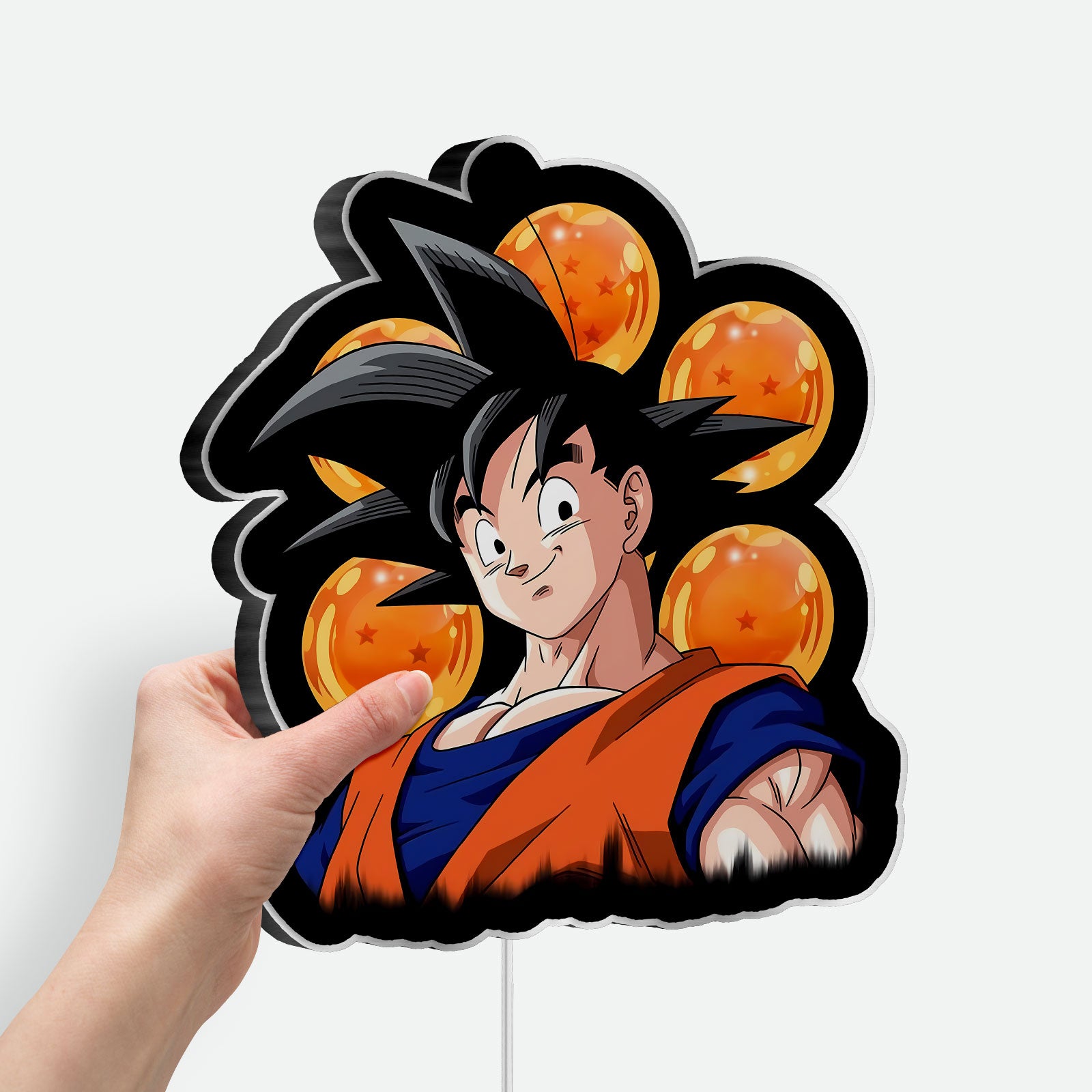 Goku 3D Light Box - Dragon Ball Z LED Night Light, Anime Character Glow Decor for Fans & Collectors 