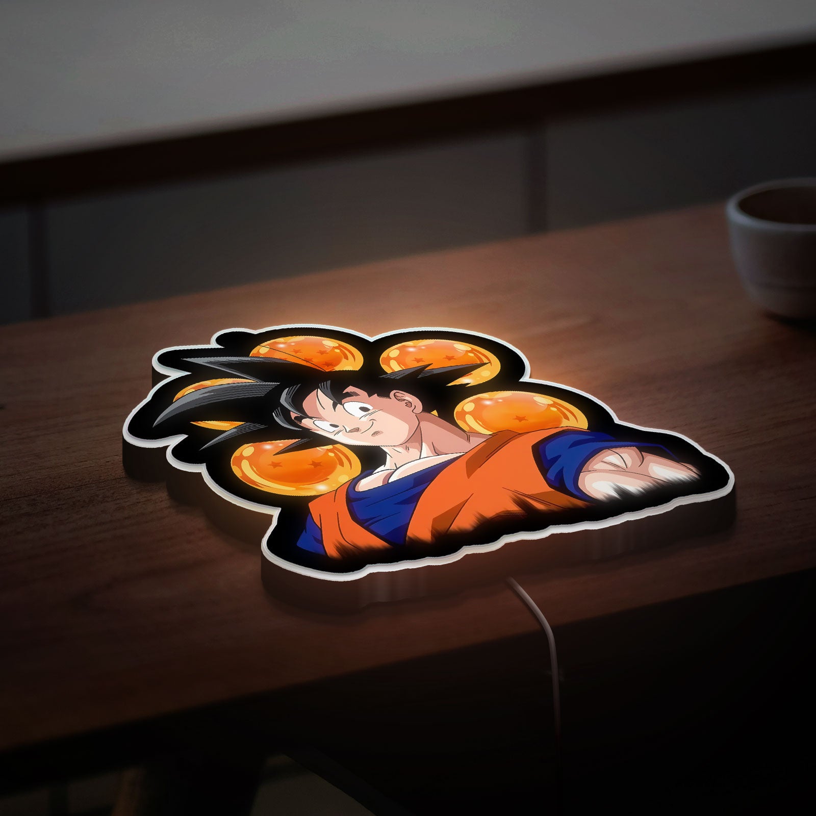 Goku 3D Light Box - Dragon Ball Z LED Night Light, Anime Character Glow Decor for Fans & Collectors 