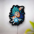 Dragon Ball Z 3D Light Box - Vegetto Super Saiyan Blue LED Night Light, Anime Character Decor for DBZ Fans
