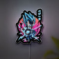 Vegeta Dragon Ball Z 3D Light Box - Anime Character LED Night Light, Cool Saiyan Warrior Decor for Manga Fans 