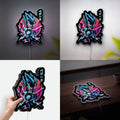 Vegeta Dragon Ball Z 3D Light Box - Anime Character LED Night Light, Cool Saiyan Warrior Decor for Manga Fans 